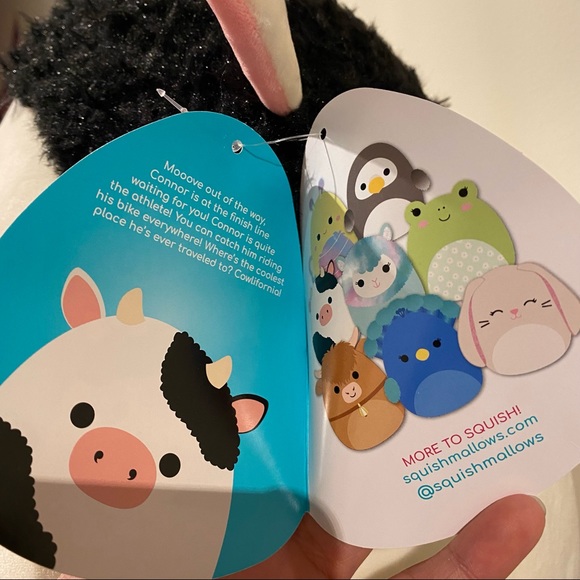 Connor the Cow with Fuzz 16” Squishmallow - Picture 3 of 4